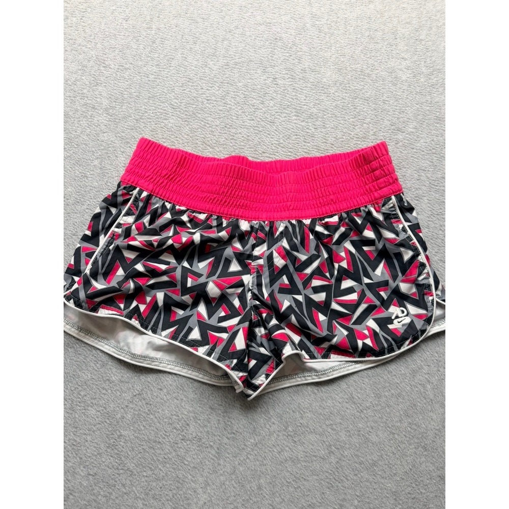 Nike The Athletic Dept Women Medium Pink Geometric Triangle Print Running Shorts